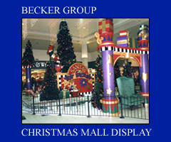 Becker Group Christmas mall display