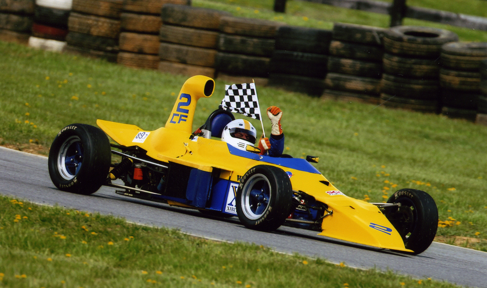 Xibitz Formula Ford - checkered flag - SCCA & MARRS