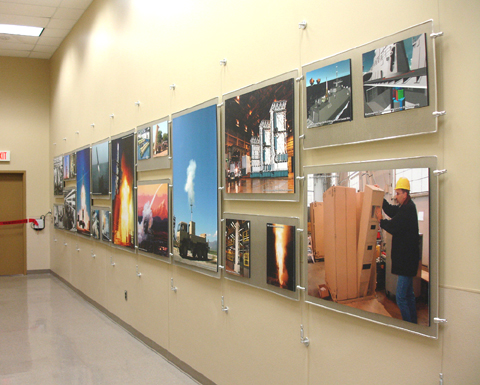 Lockheed Martin wall of images