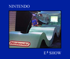 leap-jet fountains in Nintendo exhibit at E3 Show