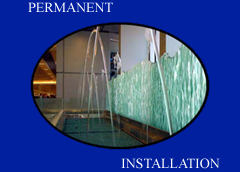 leap-jet fountains - example of a permanent installation